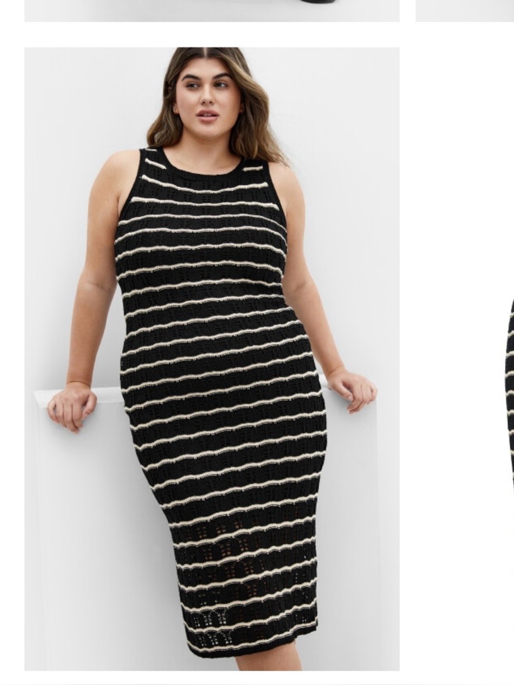 City Chic Crochet Summer Dress